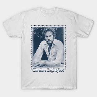 Gordon Lightfoot / Retro Style Fan Design T-Shirt